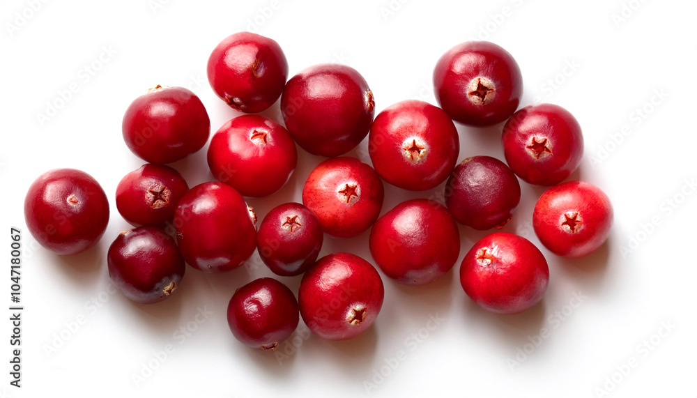 fresh Cranberry, isolated on a white background fresh Cranberry, isolated on a white background
