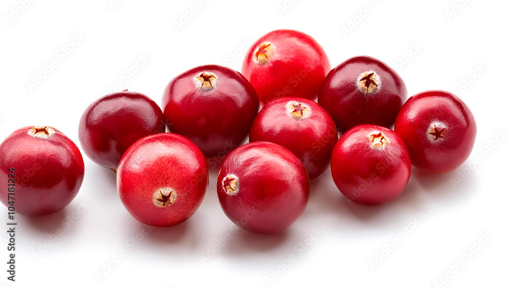 fresh Cranberry, isolated on a white background fresh Cranberry, isolated on a white background