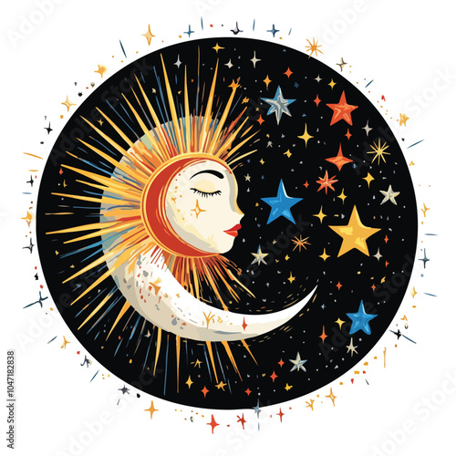 Esoteric Composition of Sun, Moon, and Stars in Space