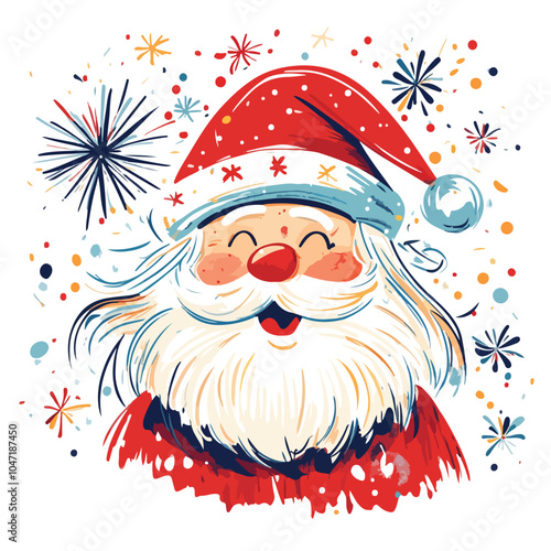 Festive New Year Greetings with anticipation