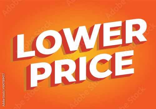 Wallpaper Mural Lower price. Text effect with modern colors and 3D font look Torontodigital.ca