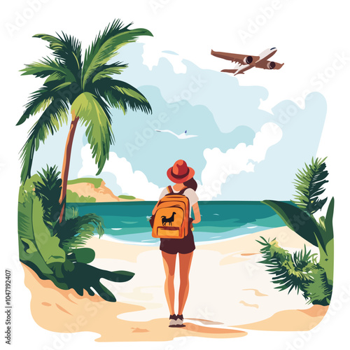 Professional Travelling and Tourism Social Media Post Template
