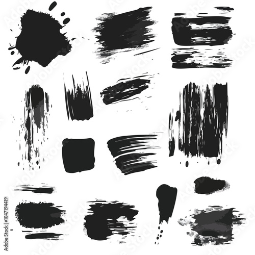 Hand Drawn Ink Design Elements Sponge Vector