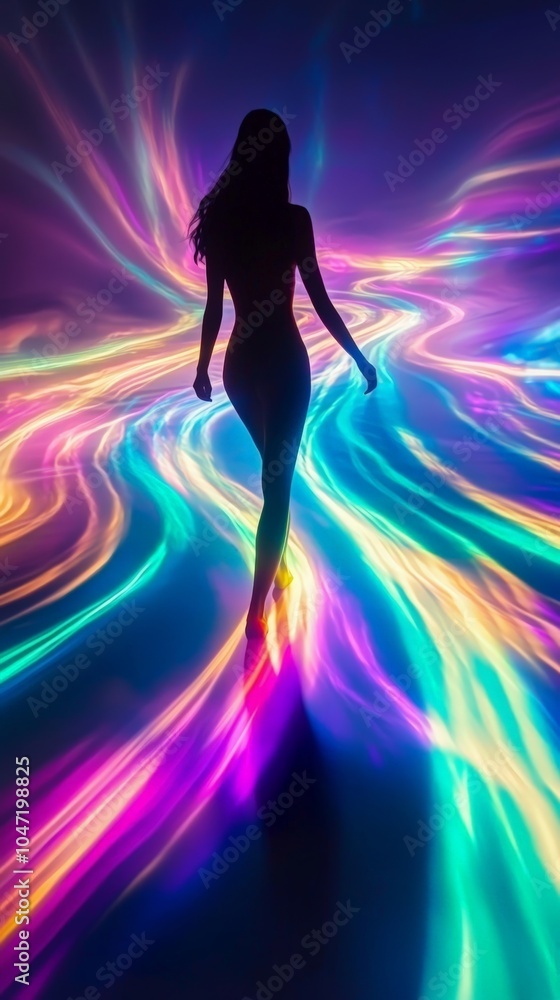 A flowing river of light moving through a person's body, symbolizing energy release in somatic therapy, A flowing river of light moving through a person's body, symbolizing energy release in somatic therapy,