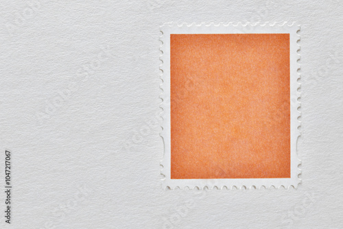 Red postage stamp