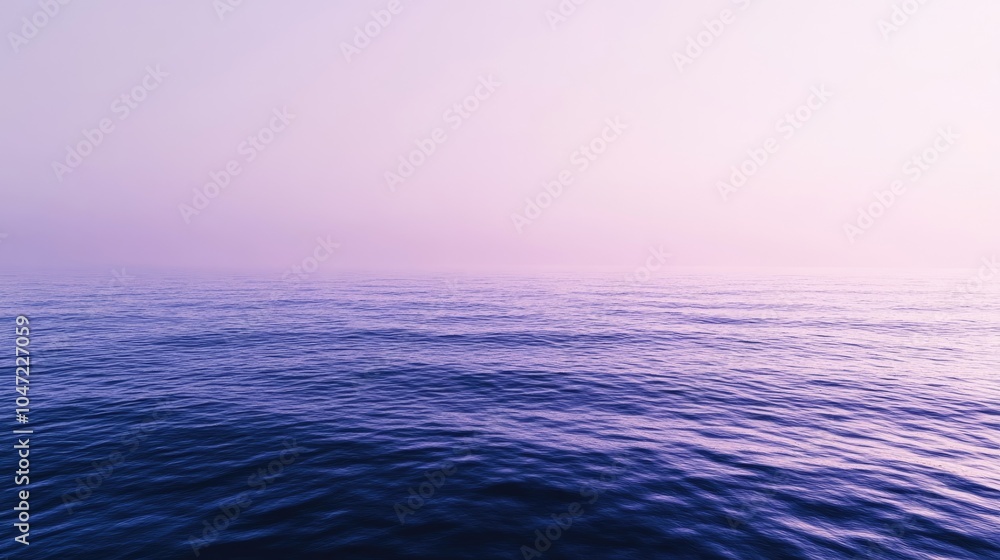 Obraz premium A smooth gradient transition from deep blue to soft lavender tones