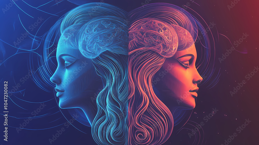 GEMINI zodiac 3d vector image GEMINI zodiac 3d vector image
