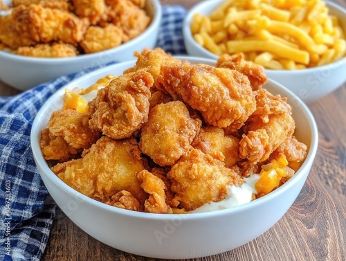 fried chicken nuggets