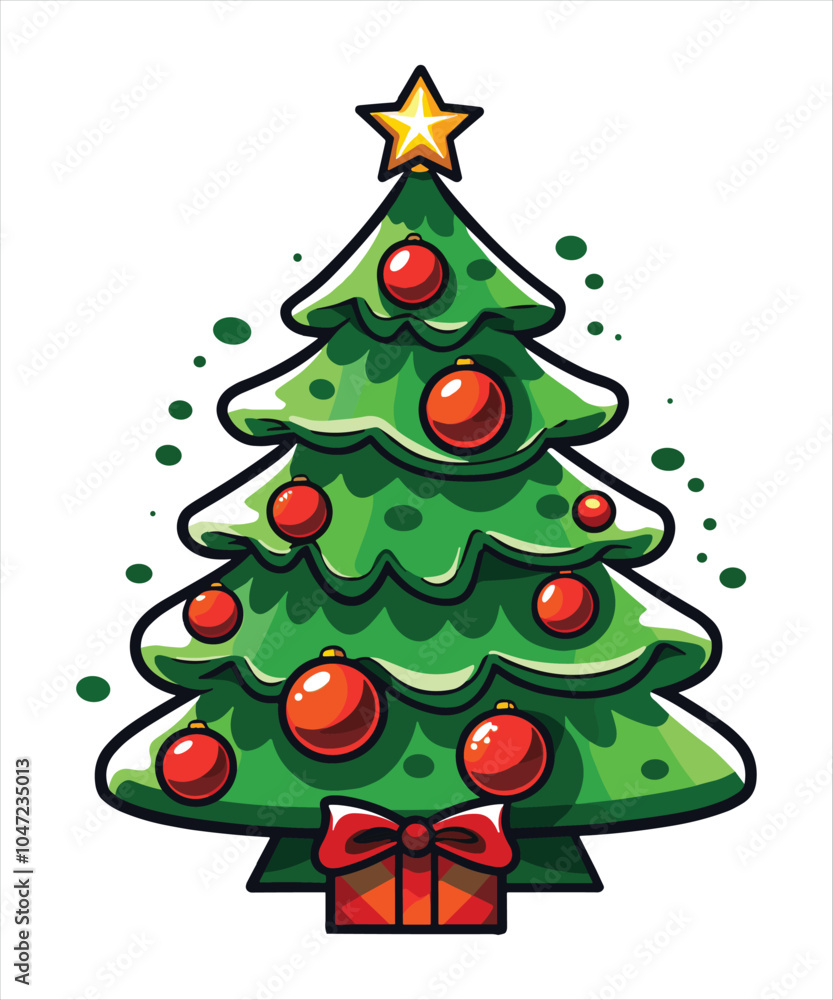 Christmas Tree Vector Silhouettes Collection Christmas Tree Vector Silhouettes Collection