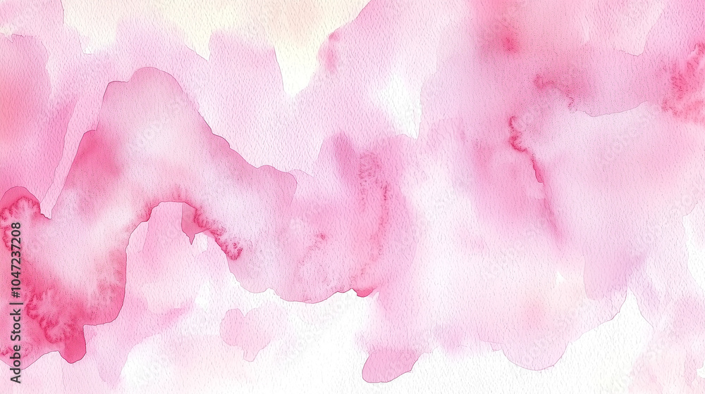 Fototapeta premium Abstract Pink Watercolor Background Texture