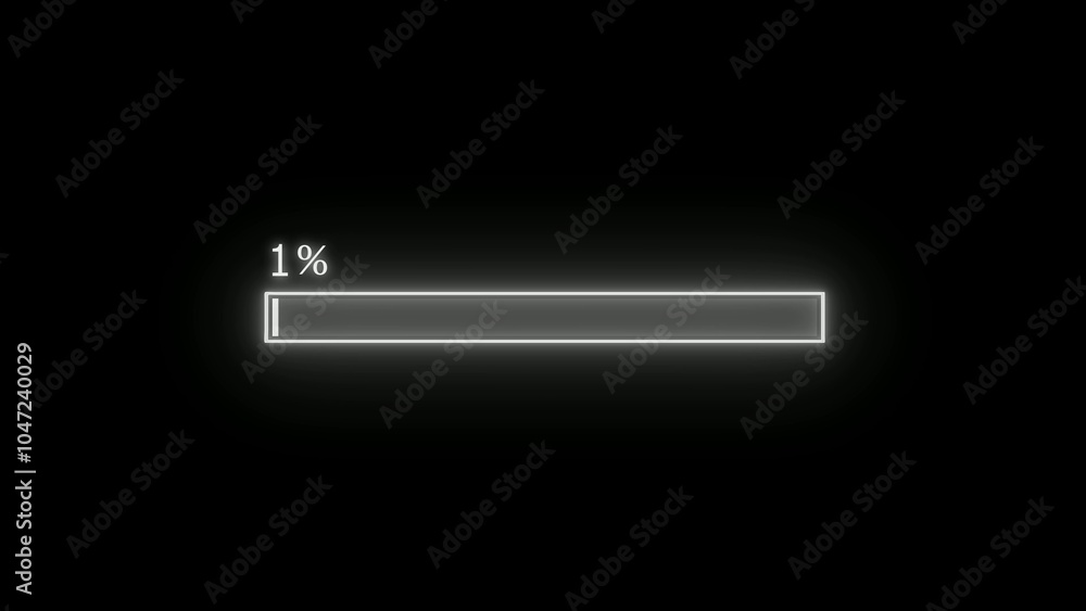 white neon light loading white neon light loading