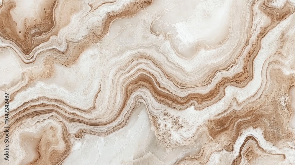 Abstract marble background in beige and white, with soft liquid-like swirls. Abstract marble background in beige and white, with soft liquid-like swirls.