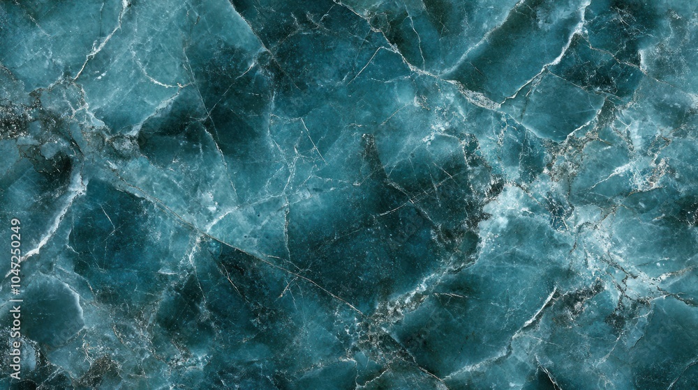 Blue-green gemstone texture with intricate clogged marble patterns, polished and seamless. Blue-green gemstone texture with intricate clogged marble patterns, polished and seamless.