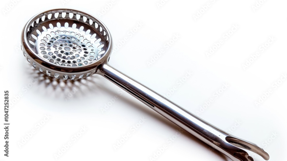 Silver Cocktail Strainer with Long Handle Silver Cocktail Strainer with Long Handle