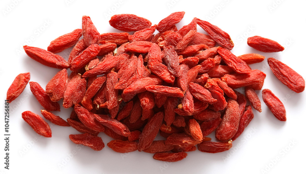 Goji berry, isolated on a white background Goji berry, isolated on a white background
