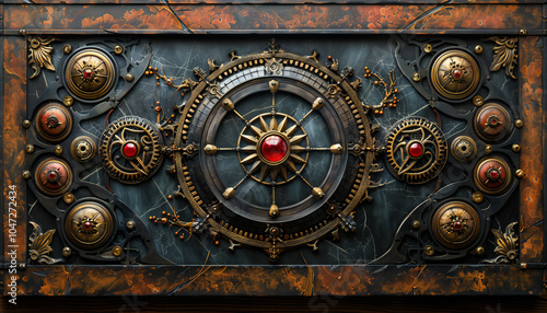 Steampunk Mechanisms Background