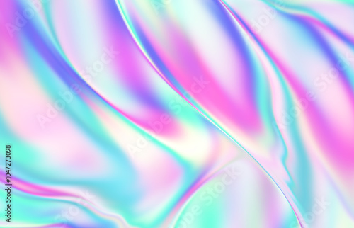 Wallpaper Mural Abstract Liquid Gradient Background. Chrome Backdrop Torontodigital.ca