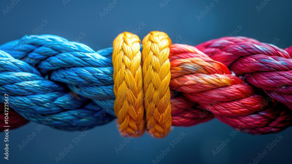 Team rope diverse strength connect partnership together teamwork unity communicate support. Team rope diverse strength connect partnership together teamwork unity communicate support.