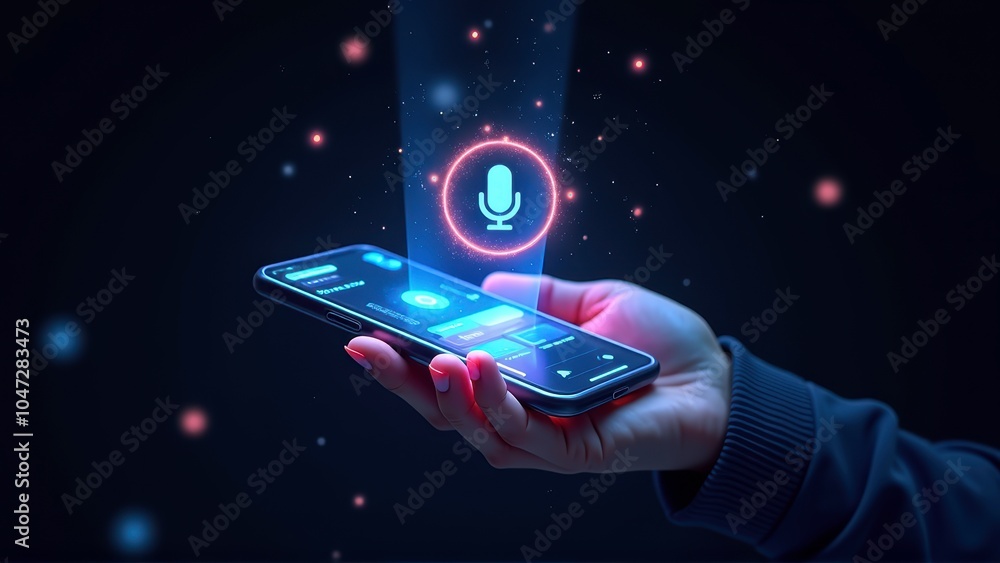 Voice Assistant on Smartphone.