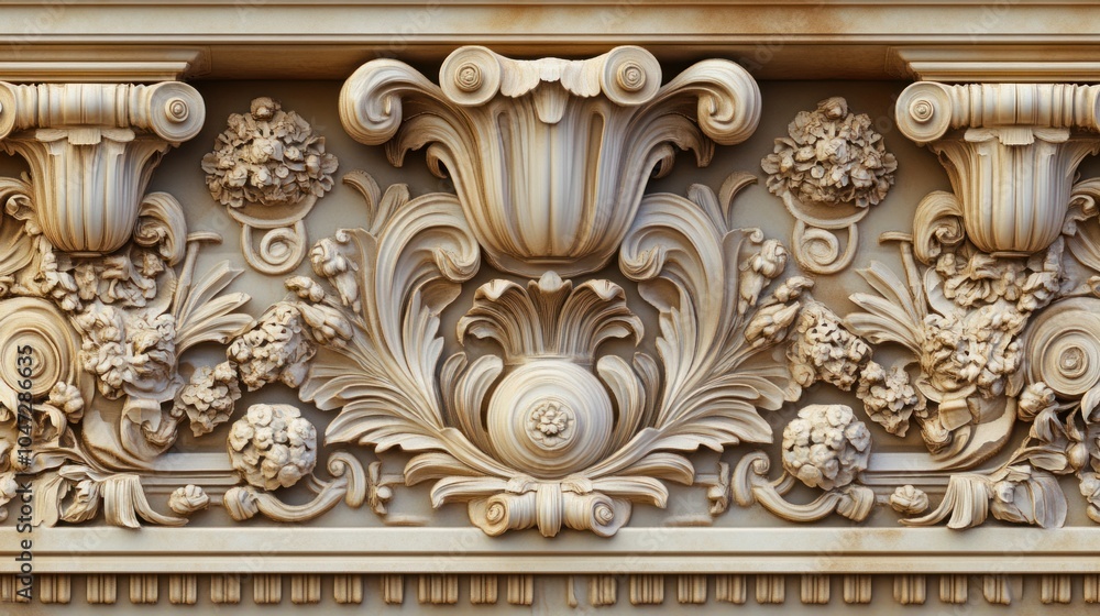 Neo-classical 3D European carving, bold colors and high-resolution textures, intricate and bright design. Neo-classical 3D European carving, bold colors and high-resolution textures, intricate and bright design.