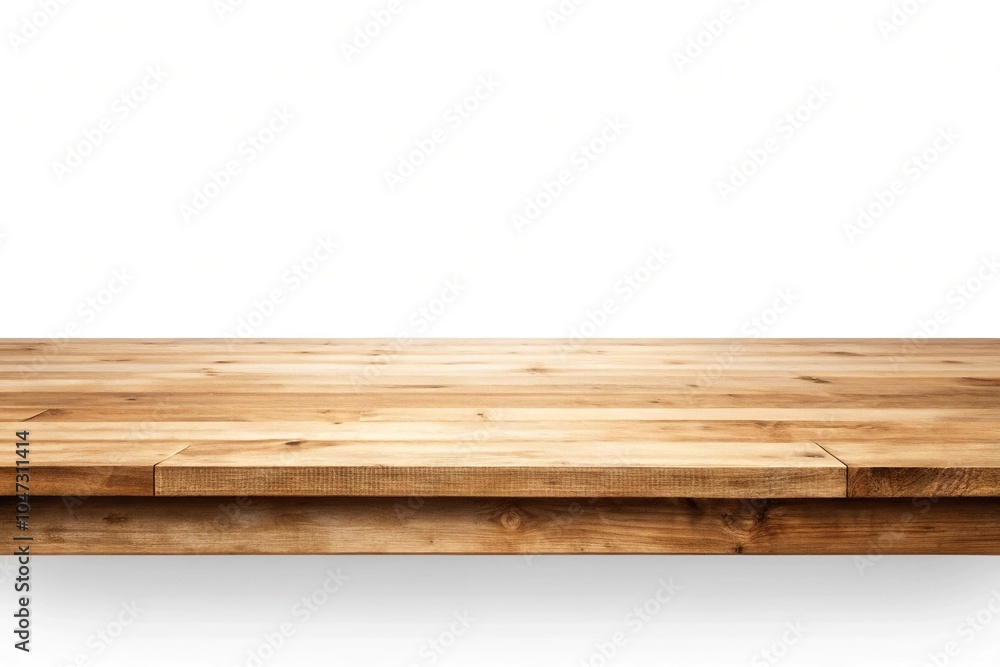 wooden table top and shelf isolated on white wooden table top and shelf isolated on white