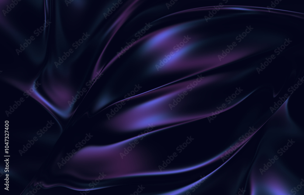 Obraz premium Abstract Liquid Gradient Background. Chrome Backdrop