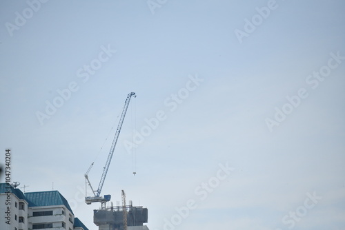 building in the city with blue sky weather