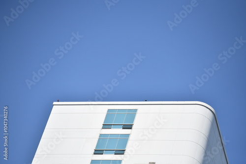 building in the city with blue sky weather