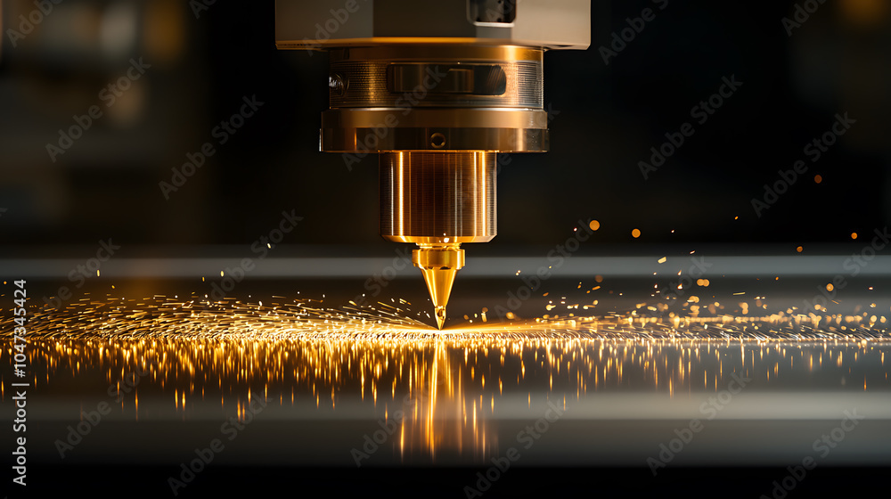 Industrial Close-Up of a CNC Machine: Precision Engineering Equipment for Advanced Manufacturing Processes Industrial Close-Up of a CNC Machine: Precision Engineering Equipment for Advanced Manufacturing Processes