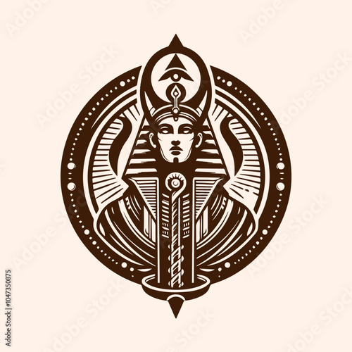 Pharaoh vector illustration 