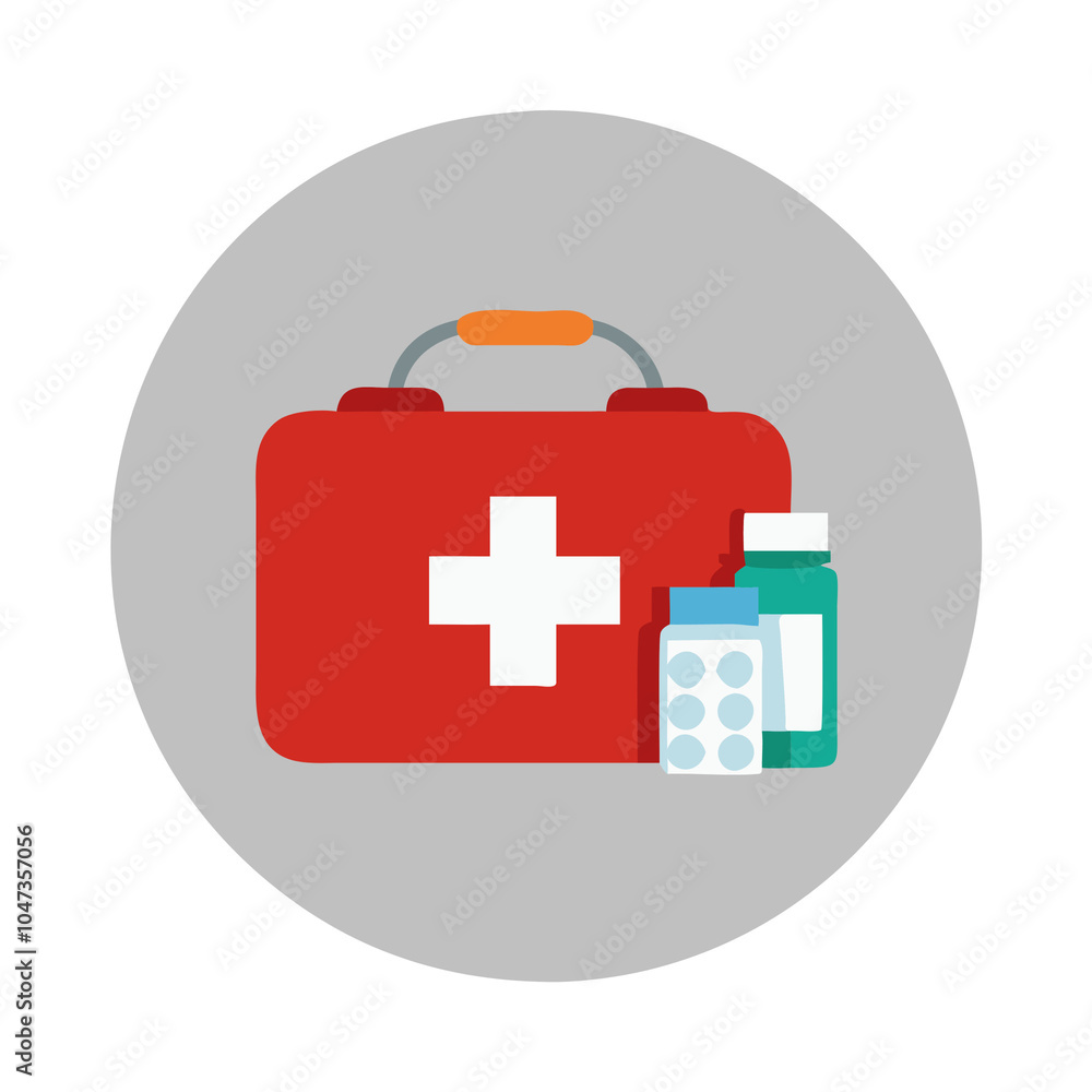 Obraz premium first aid kit icon