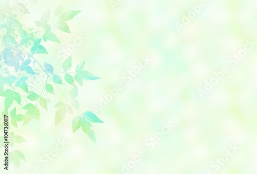 爽やかな新緑イメージ素材　イラスト
