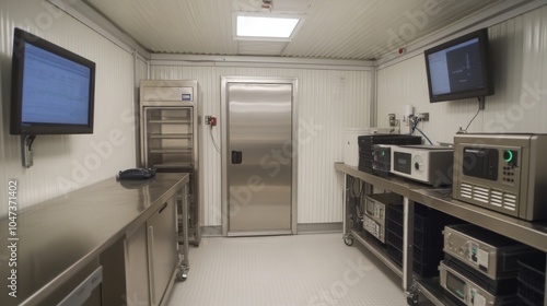 Vaccine Storage Facility Generator in MedicalGrade Pearl White Enclosure