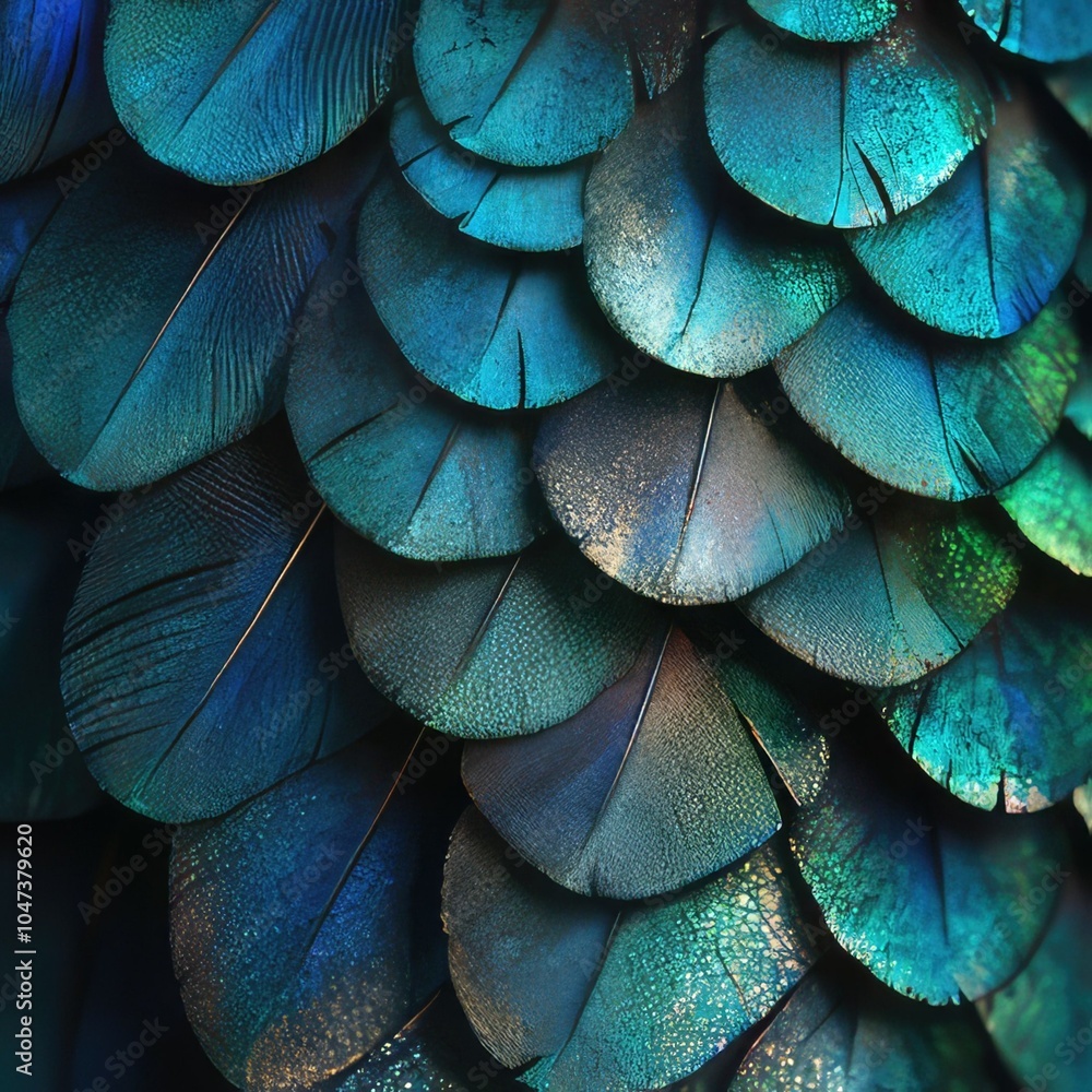 Obraz premium Beautiful peacock feathers background