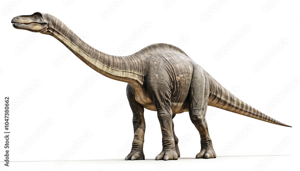 Obraz premium Brachiosaurus on white background isolated