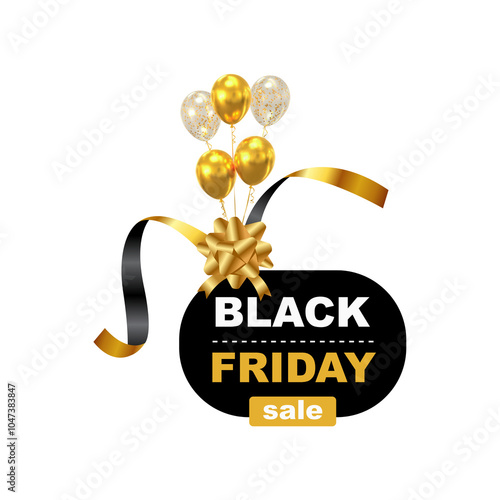 Black Friday Design Elements PNG