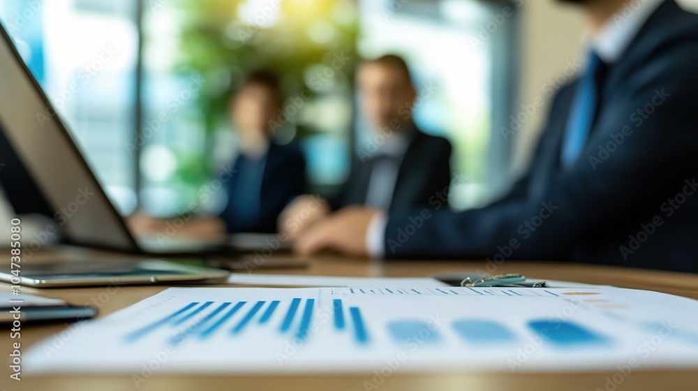 Business Meeting with Focus on Data Analysis Business Meeting with Focus on Data Analysis