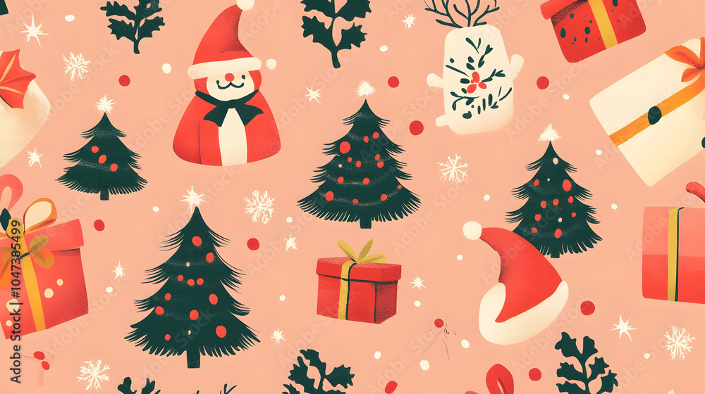 Festive holiday patterns Festive holiday patterns