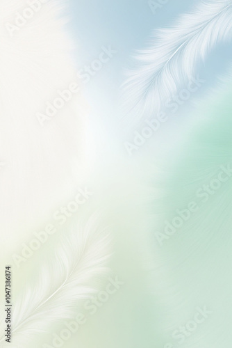 omber effect soft and smooth feather background