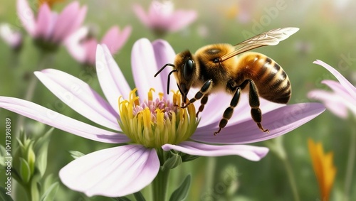 bee on a flower