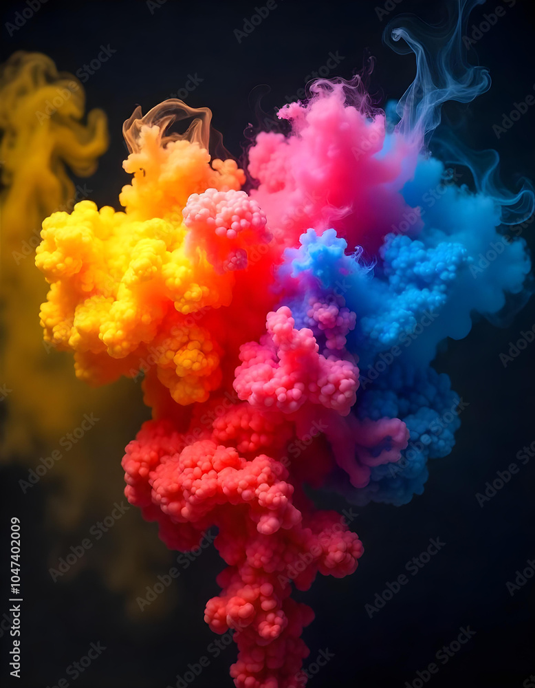 Vibrant Fusion: A Burst of Colors Unleashing Artistic Energy. Vibrant Fusion: A Burst of Colors Unleashing Artistic Energy.