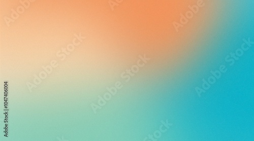 Smooth blurred orange-blue gradient for background.