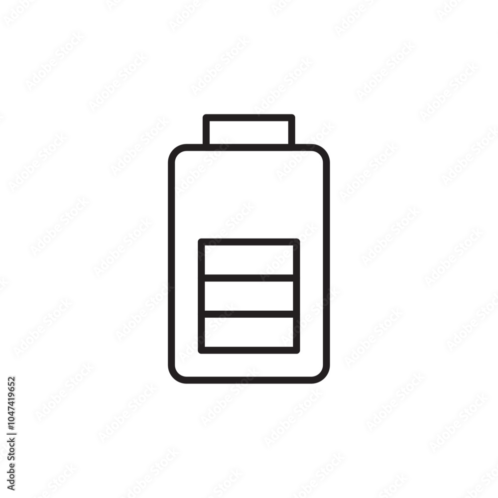 Battery icon logo set vector Battery icon logo set vector