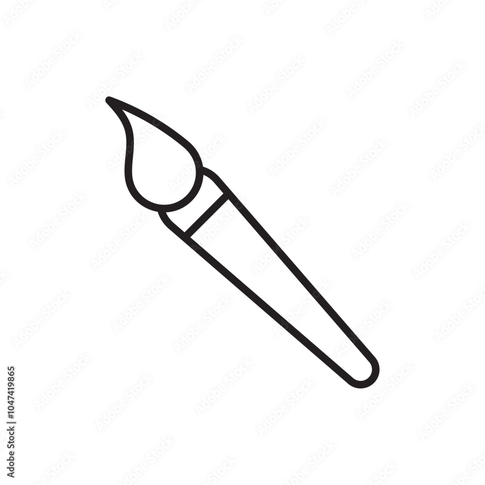 Brush icon logo set vector