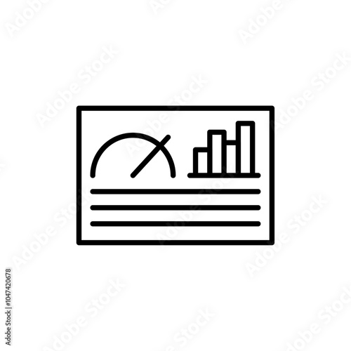 Dashboard icon logo set vector