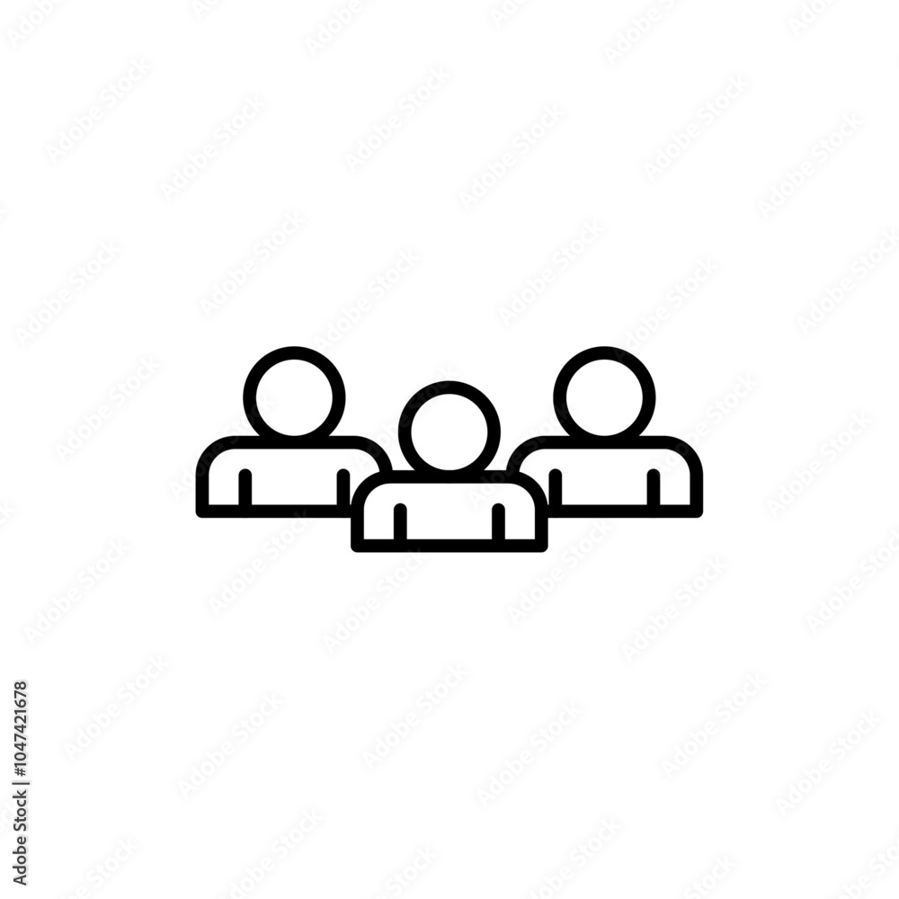 Group icon logo set vector Group icon logo set vector