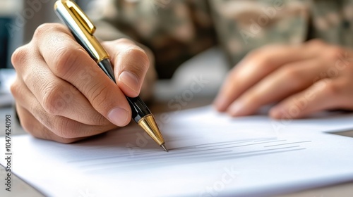 Military Service Members Completing Absentee Ballots