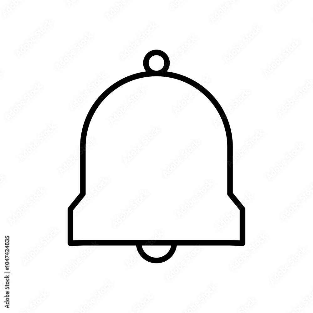 Notification bell icon logo set vector Notification bell icon logo set vector