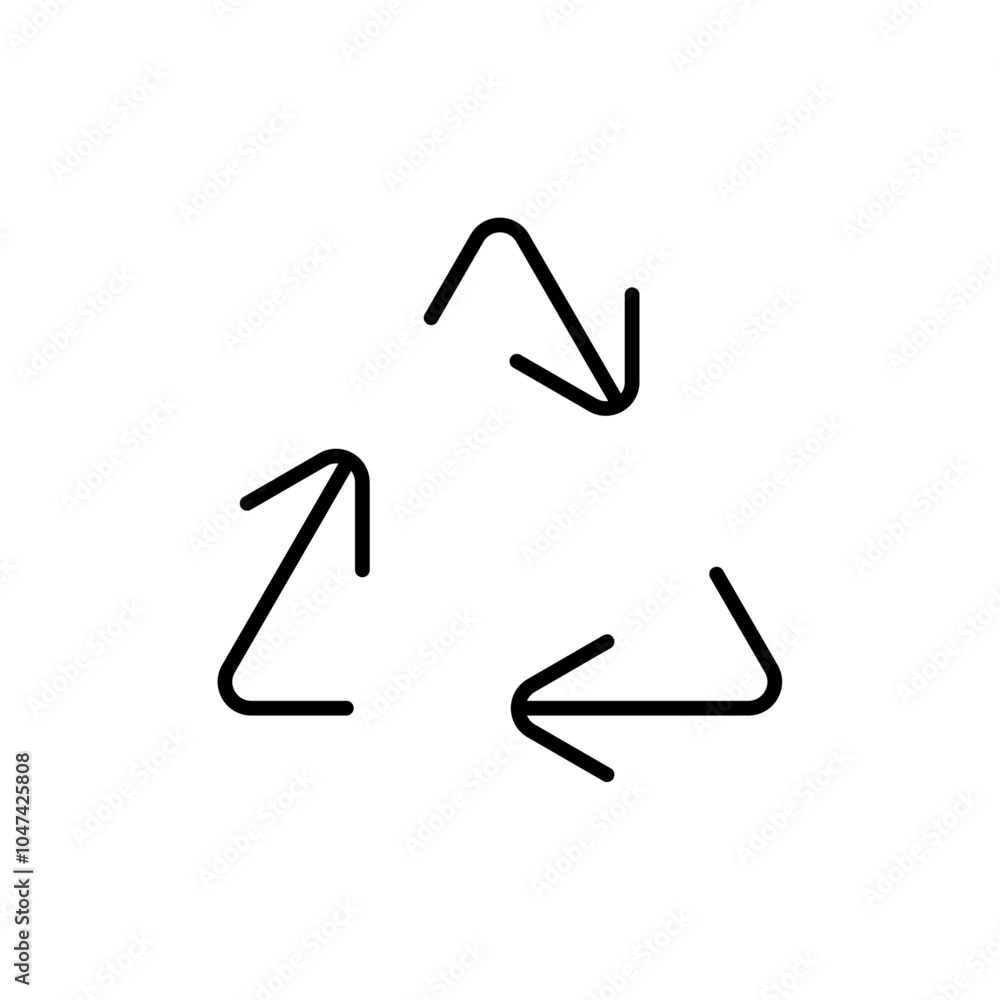 Recycle icon logo set vector Recycle icon logo set vector