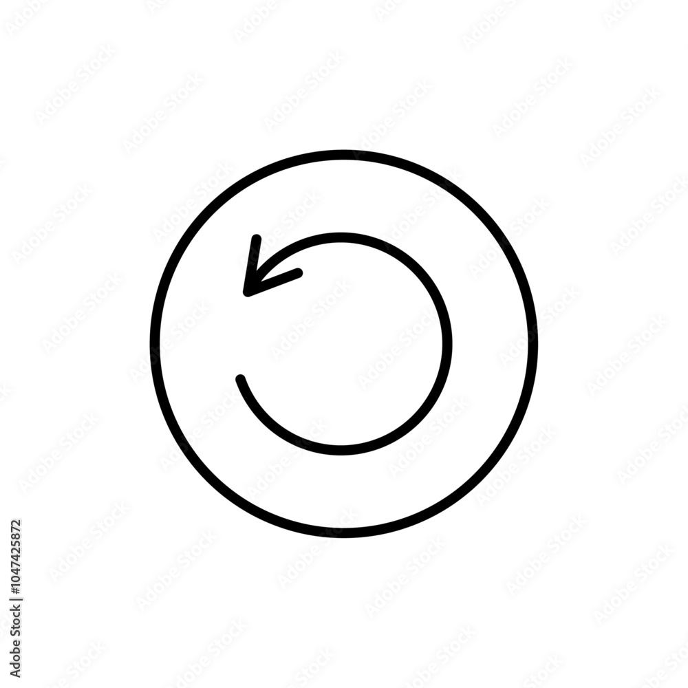 Reset icon logo set vector Reset icon logo set vector